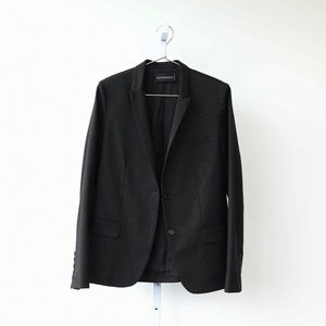 Zadig & Voltaire Black Rhinestone Skull Blazer
